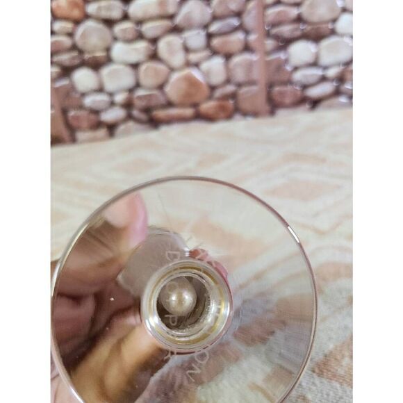 French Atomizer Perfume Bottle Etched & Gold Design Baccarat - Picture 8 of 9